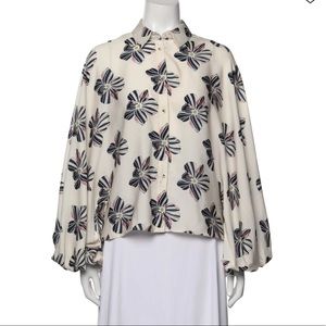 Alexis Floral Collared Blouse